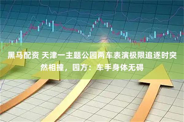 黑马配资 天津一主题公园两车表演极限追逐时突然相撞，园方：车手身体无碍