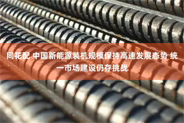 同花配 中国新能源装机规模保持高速发展态势 统一市场建设仍存挑战
